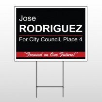 Political 37 Wire Frame Sign