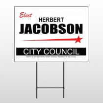 Political 67 Wire Frame Sign