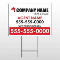 Real Estate 105 Wire Frame Sign