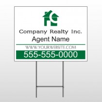 Realty 100 Wire Frame Sign