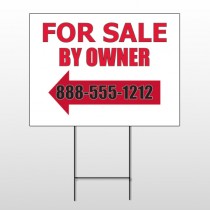 Sale By Owner 24 Wire Frame Sign