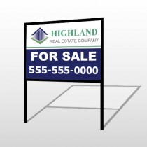 For Sale Blue House 133 H-Frame Sign