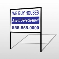 Avoid Foreclosure 163 H-Frame Sign
