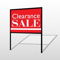 Clearance 79 H-Frame Sign