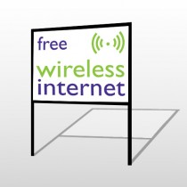 Free Wireless 80 H-Frame Sign