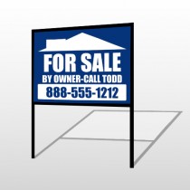 Sale By Owner 28 H-Frame Sign