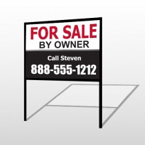 Sale By Owner 30 H-Frame Sign