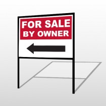 Sale By Owner 33 H-Frame Sign