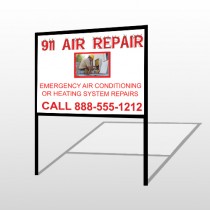 AC Repair 251 H-Frame Sign