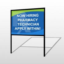 RX  Hiring 286 H-Frame Sign