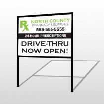 RX  North County 105 H-Frame Sign