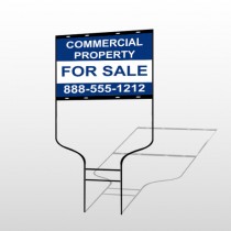 Commercial 3 Round Rod Sign