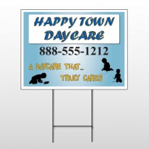 True Happy Care 182 Wire Frame Sign