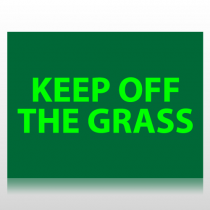 Keep Off Grass Sign Panel