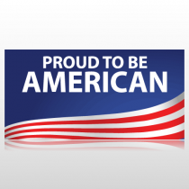 Proud To Be American Banner