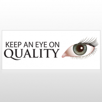 Keep An Eye On Quality Custom Banner