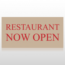 Restaurant Now Open Banner