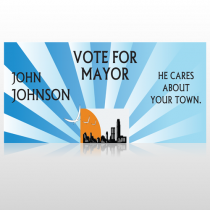 Vote Mayor City 263 Custom Sign