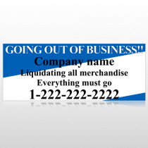 Going Out Sale 11 Custom Banner