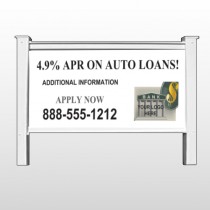 Auto Loan 173 48"H x 96"W Site Sign