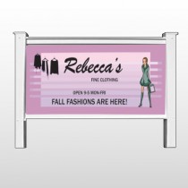 Fine Clothing 531 48"H x 96"W Site Sign