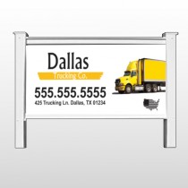Yellow Truck 296 48"H x 96"W Site Sign