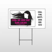 Hair 130 Wire Frame Sign