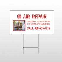 AC Repair 251 Wire Frame Sign