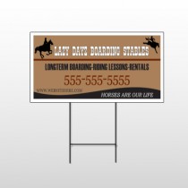 Boarding Stable 304 Wire Frame Sign