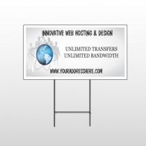 Business Global 438 Wire Frame Sign