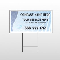 Finance Graph 175 Wire Frame Sign
