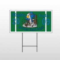 Green 50 Wire Frame Sign