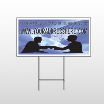 Map Silhouette 433 Wire Frame Sign
