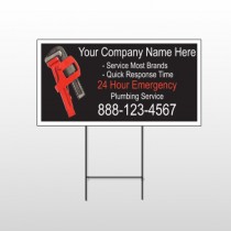 Monkey Wrench 257 Wire Frame Sign