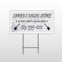 Music 371 Wire Frame Sign