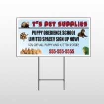 Pet Supplies 305 Wire Frame Sign