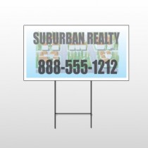 Suburbs 248 Wire Frame Sign