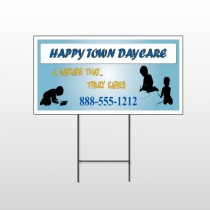 True Happy Care 182 Wire Frame Sign