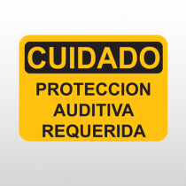 OSHA Cuidado Proteccion Auditiva Requerida