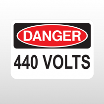 OSHA Danger 440 Volts