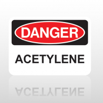 OSHA Danger Acetylene