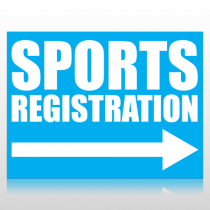 Sports Registration Sign Panel