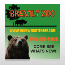 Bear Zoo 302 Custom Banner