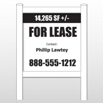 Lease 458 48"H x 48"W Site Sign