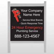 Monkey Wrench 257 48"H x 48"W Site Sign