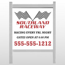 Racetrack 31 48"H x 48"W  Site Sign