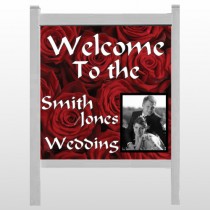Rose Couple 04 48"H x 48"W Site Sign