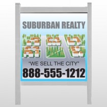 Suburbs 248 48"H x 48"W Site Sign