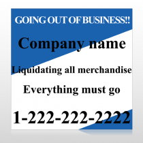 Going Out Sale 11 Site Sign
