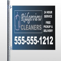 Dry Cleaners 24 Pocket Banner 